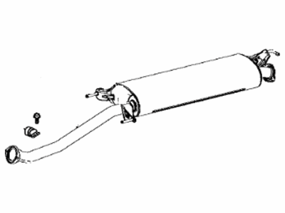 Lexus 17420-36220 Center Exhaust Pipe Assembly