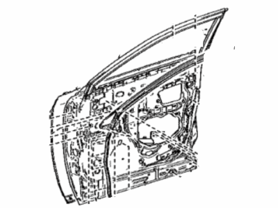 Lexus 67002-78030 Panel Sub-Assembly, Front Door Inside
