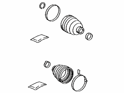 Lexus 04429-48061 Boot Kit, RR Drive S
