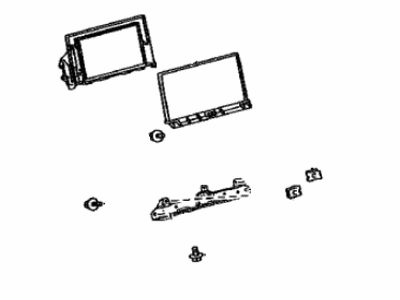 Lexus 86110-78011 Multi-Display Assy