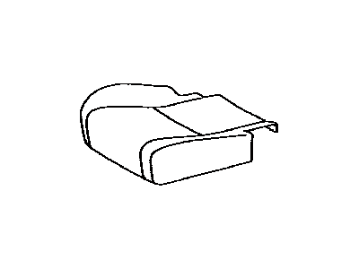 Lexus 71075-48350-A2 Rear Seat Cushion Cover, Right (For Separate Type)