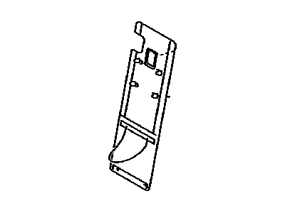 Lexus 71087-48010-A0 Board Sub-Assy, Rear Seat Back