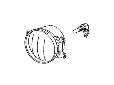 Lexus 81210-12230 Lamp Assembly, Fog, RH