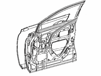 Lexus 67002-0E070 Panel Sub-Assy, Front Door, LH