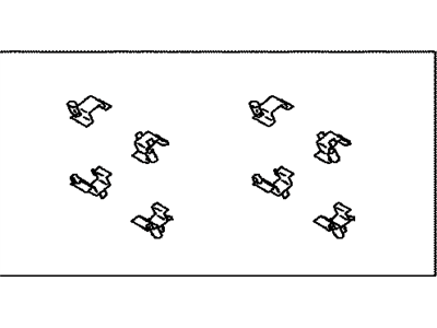 Lexus 04948-48050 Fitting Kit, Disc Brake, Rear