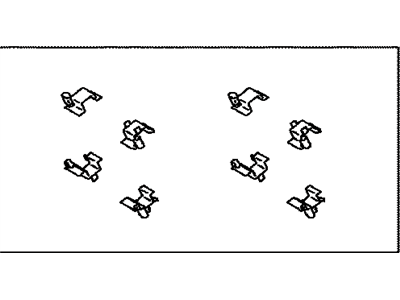 Toyota 04948-48050 Fitting Kit, Disc Bra