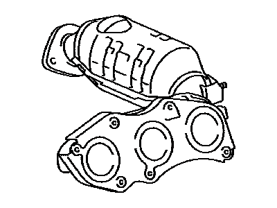 Lexus 17140-31410 Exhaust Manifold Sub-Assembly, Right