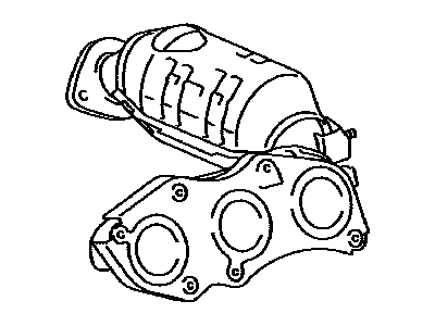 Lexus 17140-31400 Exhaust Manifold Sub-Assembly, Right