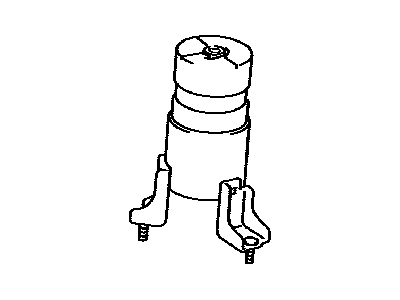 Toyota 12361-20230 Insulator, Engine Mounting, Front