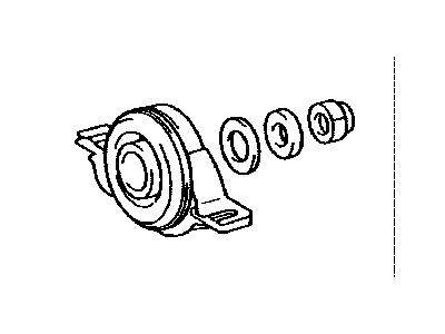 Lexus 37230-48010 Bearing Assy, Center Support, NO.1