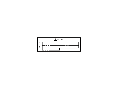 Lexus 33621-28021 Label, Transaxle Oil Information