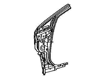 Lexus 61108-48903 Reinforce Sub-Assy, Front Body Pillar, Lower RH
