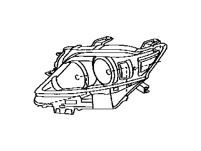 Lexus 81140-33460 Headlamp Unit Assembly, Right