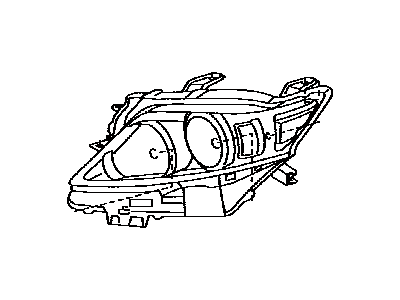 Lexus 81105-33C80 Heater Control Housing Sub-Assembly, Right