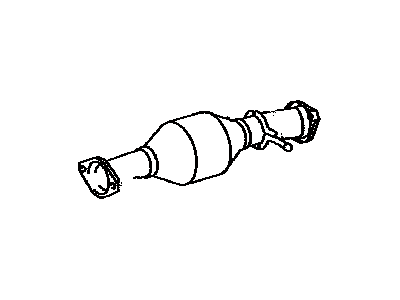 Lexus 17420-31280 Exhaust Center Pipe Assembly