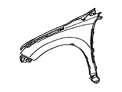 Lexus 53801-30A00 Fender Sub-Assembly, Front