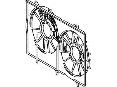 Lexus 16711-46070 SHROUD, Fan, NO.1