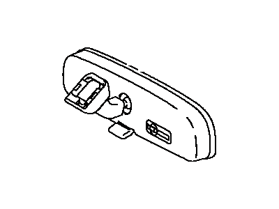 Toyota 87810-0E010 Inner Rear View Mirror Assembly