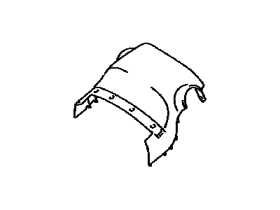 Lexus 45286-33270-C0 Cover, Steering Column