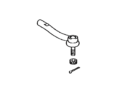 Lexus 45470-39345 Rod Assy, Tie, LH