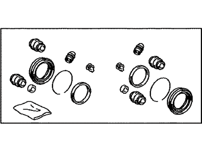 Lexus 04479-48010 Cylinder Kit, Disc Brake, Rear