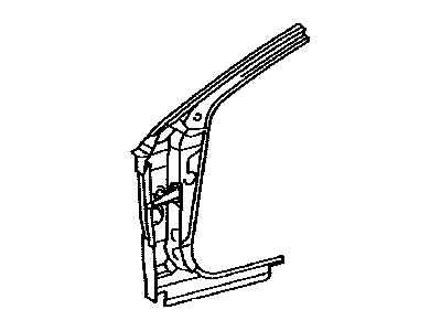 Lexus 61108-33907 Reinforcement Sub-Assy, Front Floor