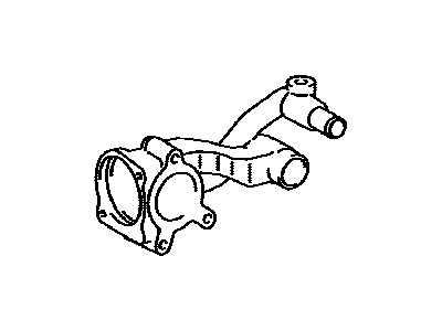 Lexus 16032-36050 Housing Sub-Assembly, Water Inlet