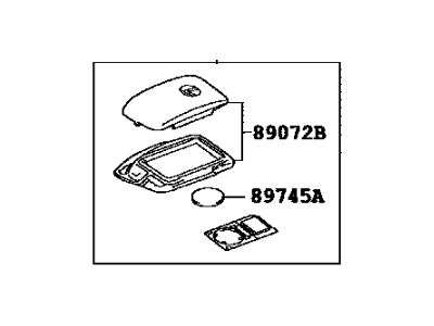 Lexus 89904-30A31 Electrical Key Transmitter Sub-Assembly