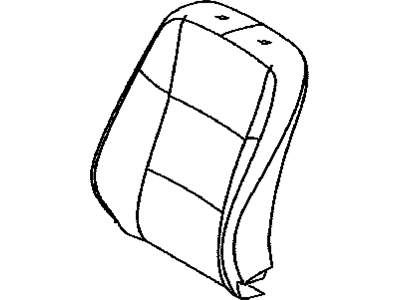Lexus 71074-33M90-A4 Front Seat Back Cover Sub-Assembly, Left (For Separate Type)