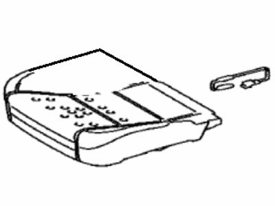 Lexus 71501-33241 Pad Sub-Assembly, Front Seat