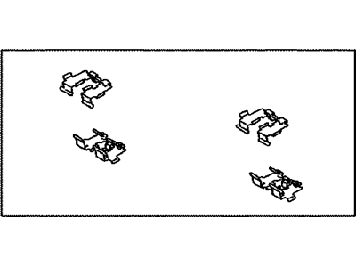 Lexus 04948-33040 Fitting Kit, Disc Brake, Rear