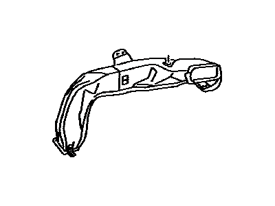 Lexus 55845-53050 Duct, Heater To REGI