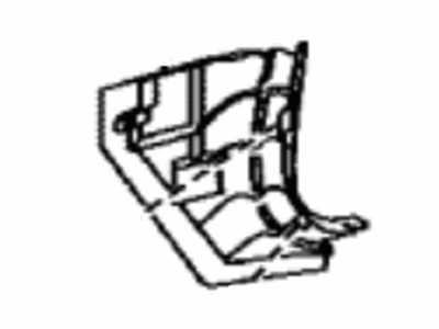 Lexus 62111-50070-A1 Board, COWL Side Trim