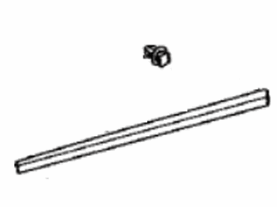 Lexus 75071-50080-A0 MOULDING Sub-Assembly, Front