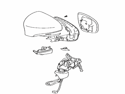 Lexus 87910-50690-A0 Mirror Assembly, Outer Rear