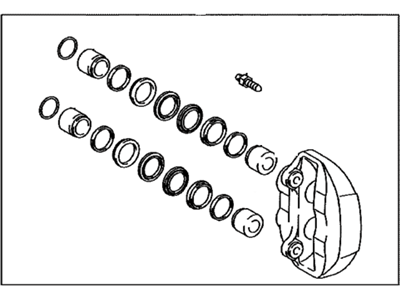 Lexus 47750-50210 Driver Disc Brake Cylinder Assembly