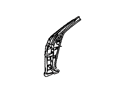 Lexus 61106-50040 Reinforce Sub-Assy, Front Body Pillar, Upper RH
