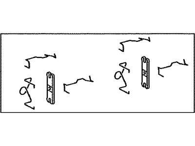 Lexus 04948-50060 Fitting Kit, Disc Brake, Rear