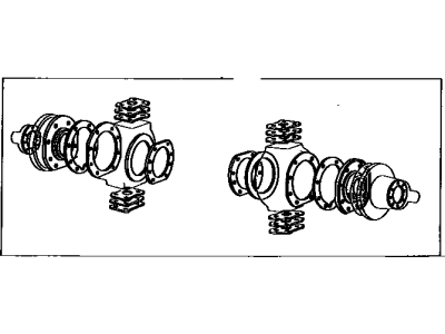 Lexus 04434-60051 Gasket Kit, Front Axle Overhaul