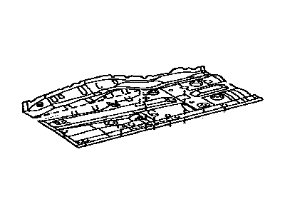 Lexus 58112-50902 Pan,Front Floor,LH