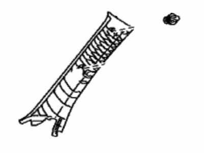 Lexus 62220-53011-A0 GARNISH Assembly, Front Pillar