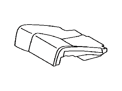 Lexus 71075-53320-A3 Rear Seat Cushion Cover, Right (For Separate Type)