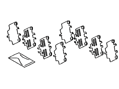 Toyota 04946-47080 SHIM Kit, Anti SQUEAL