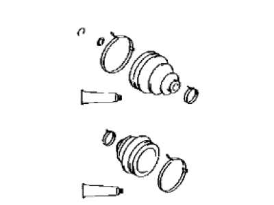 Lexus 04428-50021 Boot Kit, Front Drive Shaft