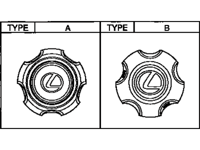 Lexus 42603-60230 Ornament Sub-Assy, Wheel Hub