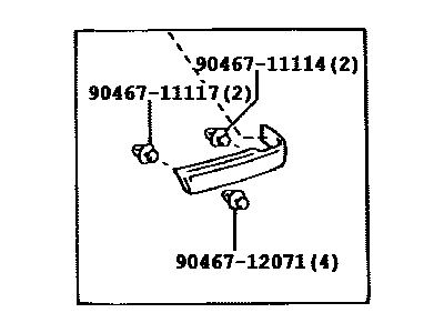 Lexus 75605-60050-A2 Moulding Sub-Assy, Quarter Outside, RH