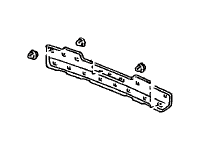 Lexus 75801-60040-A0 Moulding Sub-Assy, Back Door, Outside