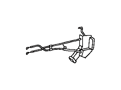 Lexus 69330-33030 Rear Door Lock Assembly, Right