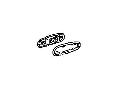 Lexus 69220-60061 Front Door Outside Handle Assembly, Left
