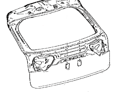 Lexus 67005-0E410 Panel Sub-Assembly, Back